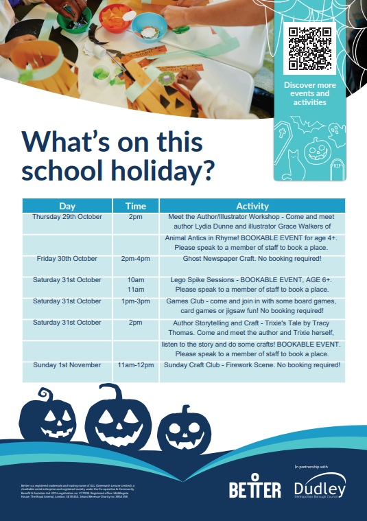 Stourbridge event 31 October 2026